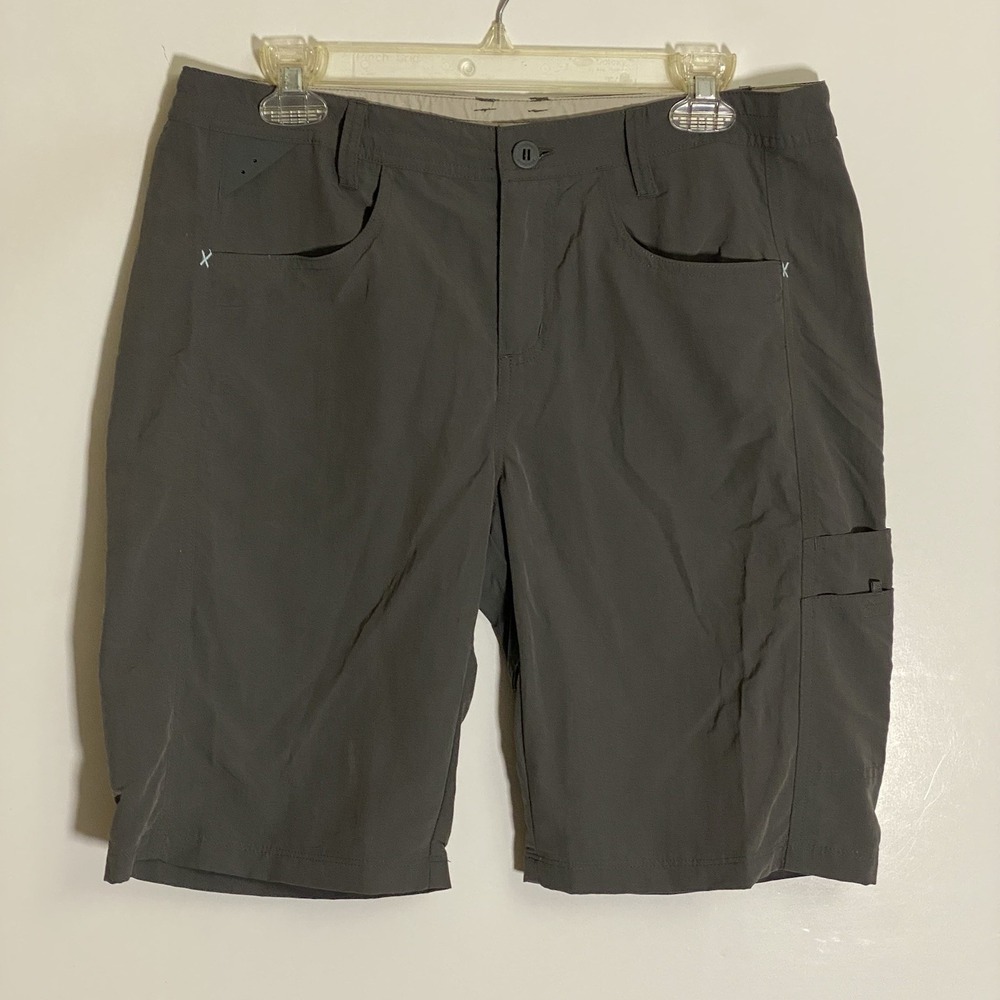 Patagonia Shorts Womens 10 Gray Hiking Outdoors Pockets Common Threads Cargo